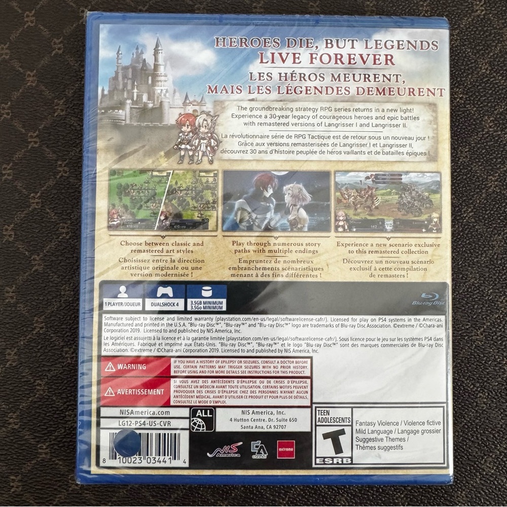NEW PS4 9 Game Bundle Langrisser, Jak X, Gravity Rush,RemiLore, Orochi 4, more - Picture 11 of 16